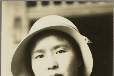 Woman wearing leis (ddr-njpa-5-346)
