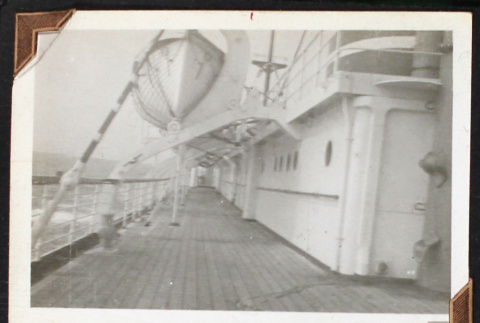 View of a ship deck (ddr-densho-404-100)