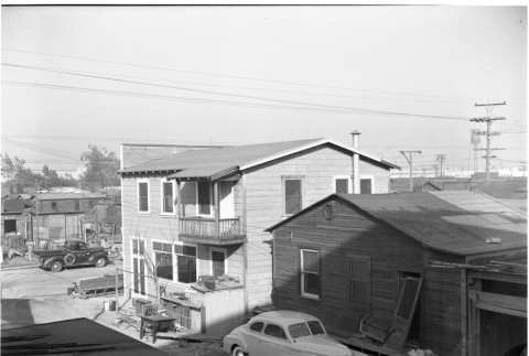 Buildings and cars on Terminal Island (ddr-csujad-43-26)