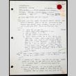 Rudy Tokiwa and Chet Tanaka camera notes for Nisei Soldier (ddr-densho-1007-1391)
