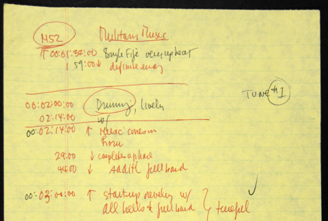 Military music notes (ddr-densho-1007-1434)