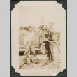 Photo of a man and a boy with an octopus (ddr-densho-483-312)