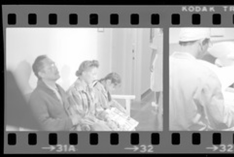 Negative film strip for Farewell to Manzanar scene stills (ddr-densho-317-153)