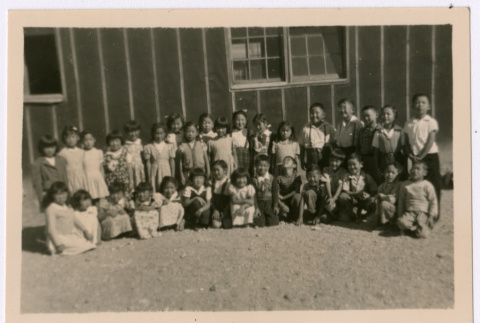 Japanese American school children group picture II (ddr-densho-362-22)