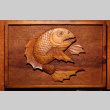 Carved wood panel of fish (ddr-ajah-9-2)