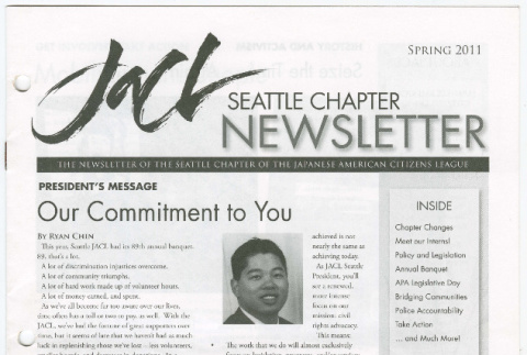Seattle Chapter, JACL Reporter, Spring 2011 (ddr-sjacl-1-592)