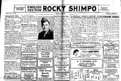 Rocky Shimpo Vol. 12, No. 57 (May 11, 1945) (ddr-densho-148-146)