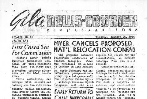 Gila News-Courier Vol. III No. 64 (January 18, 1944) (ddr-densho-141-218)