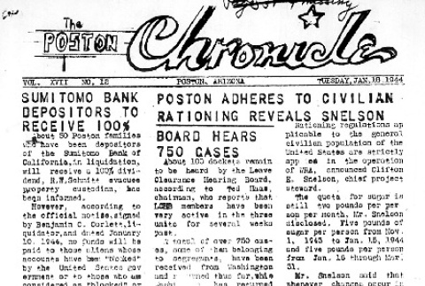 Poston Chronicle Vol. XVII No. 12 (January 18, 1944) (ddr-densho-145-459)