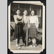 Gary Kikawa with two friends (ddr-densho-542-740)