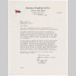 Letter from E. Marquardt, Arnold, Schwinn & Company Sales Department, to Ryo Tsai (ddr-densho-446-325)