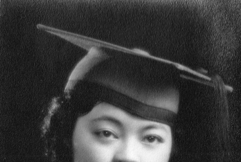 Graduation portrait of Kimiko Nakayama (ddr-ajah-6-187)