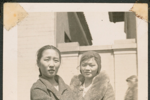 Two women in coats (ddr-densho-433-801)