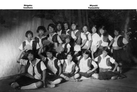 Group of girls in costume (ddr-ajah-3-209)