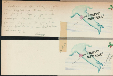 Christmas cards from Kenny and Paul to Sue Ogata Kato (ddr-csujad-49-126)
