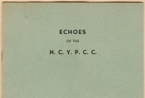 Program, Echoes of the NCYPCC (ddr-densho-341-8)