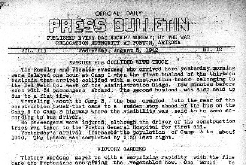 Poston Official Daily Press Bulletin Vol. III No. 12 (August 5, 1942) (ddr-densho-145-73)