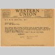 Western Union Telegram to Toichi Domoto from Wm Enomoto (ddr-densho-329-685)