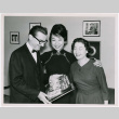 Mary Mon Toy posing with man and woman (ddr-densho-367-185)