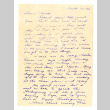 Letter from Hotty Befu to Mr. Masao Okine, November 20, 1946 (ddr-csujad-5-175)