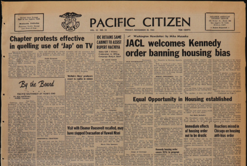 Pacific Citizen, Vol. 55, No. 22 (November 30, 1962) (ddr-pc-34-48)