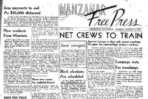 Manzanar Free Press Vol. II No. 12 (August 17, 1942) (ddr-densho-125-48)