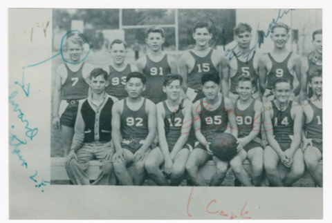 Basketball team (ddr-densho-1007-411)