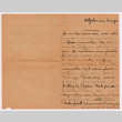 Letter to Bill Iino from Jany Lore and M[illegible] (ddr-densho-368-779)