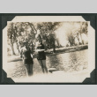 two women in swimsuits at a river (ddr-densho-378-504)
