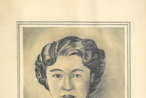 Sketch of Tomoe Otsu (ddr-ajah-6-938)