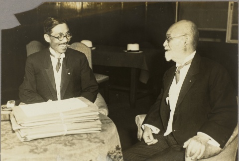 Shinji Fujii and Mr. Takahashi (ddr-njpa-5-1023)