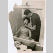 Mary getting her makeup done (ddr-densho-367-198)