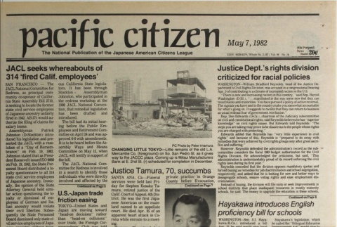 Pacific Citizen, Vol. 94, No. 18 (May 7, 1982) (ddr-pc-54-18)