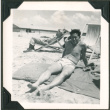 Soldier relaxing on the beach (ddr-densho-201-642)