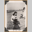 Girl at the beach (ddr-densho-542-229)