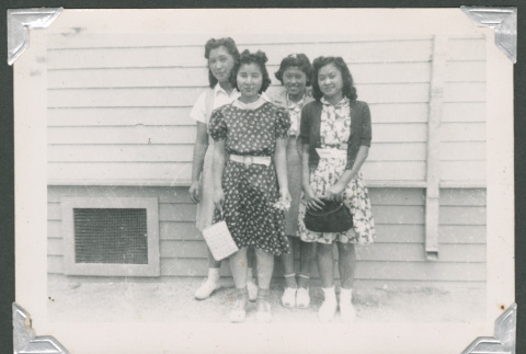 Four girls (ddr-densho-550-135)