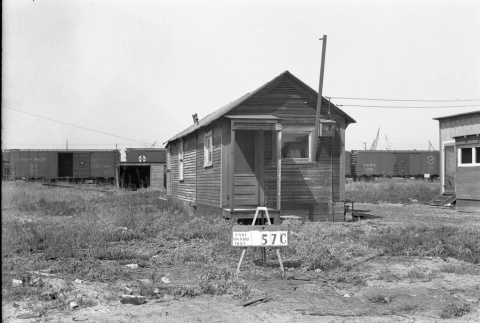 Building labeled East San Pedro Tract 057C (ddr-csujad-43-88)