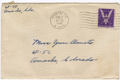 Letter to Yuri Domoto from Richard Tsukada (ddr-densho-356-454)