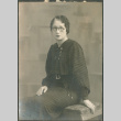 Portrait of Aya Hori in glasses (ddr-densho-316-387)