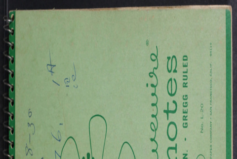 1975-1976 notebook (ddr-densho-433-872)