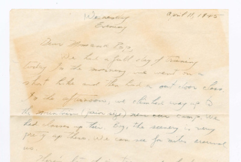 Letter from Tadashi Ishida to Mr. & Mrs. Y Ishida (ddr-densho-535-168)