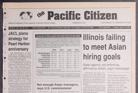 Pacific Citizen, Vol. 112, No. 23 [June 14, 1991] (ddr-pc-63-23)