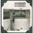 A man and woman standing in an empty pool (ddr-densho-300-215)
