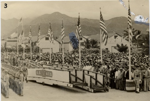 A crowd gathered on a military base in Hawai'I [?] (ddr-njpa-1-1582)