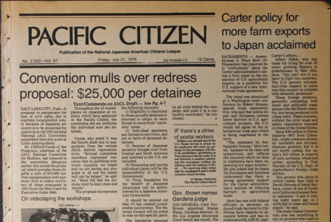 Pacific Citizen, Vol. 87 No. 2002 (July 21, 1978) (ddr-pc-50-29)
