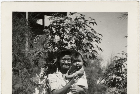 Woman and baby (ddr-densho-258-195)