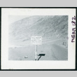 Photograph of the sign at Bad Water in Death Valley (ddr-csujad-47-99)
