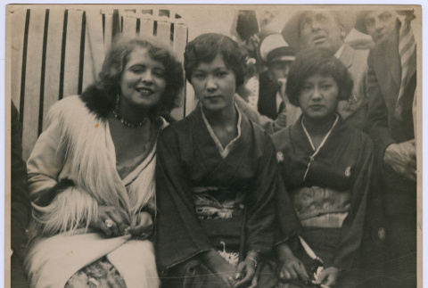 Clara Bow and Dorothy Nagai (ddr-densho-495-19)