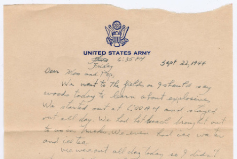Letter from Tadashi Ishida to Mr. & Mrs. Y Ishida (ddr-densho-535-18)