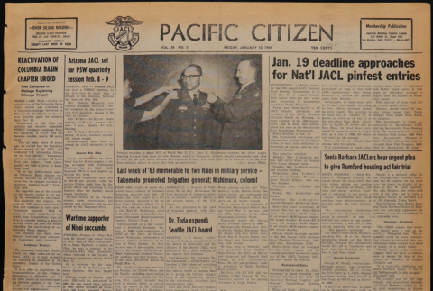 Pacific Citizen, Vol. 58, Vol. 2 (January 10, 1964) (ddr-pc-36-2)